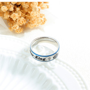 Acciaio inox anelli <span class=keywords><strong>di</strong></span> diamante del commercio all'ingrosso Paio <span class=keywords><strong>di</strong></span> anelli il suo <span class=keywords><strong>re</strong></span> la sua regina anelli per gli uomini - Product Image 4