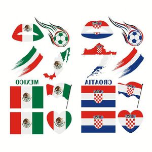 Autocollants personnalisés pour les fans de football - Tatouages temporaires pour les matchs de football et le soutien des équipes - Product Image 2