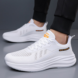 Zapatillas Deportivas Unisex de Malla Transpirable para Verano, con Suela Gruesa, Blancas y a la Moda - Product Image 2