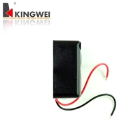 Sirène piézoélectrique Kingwei 12VDC 10W en ABS/noir pour extérieur avec son puissant de 108 dB pour la protection de sécurité