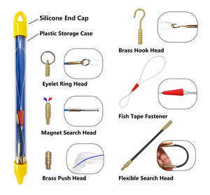 4mm * 33cm Chiều dài sợi thủy tinh sợi rắn Cáp Duct <span class=keywords><strong>rodder</strong></span> <span class=keywords><strong>Push</strong></span> Rod cho viễn thông cáp sợi quang kéo - Product Image 5