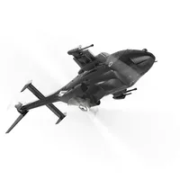 YUXIANG F02-V Airwolf 6CH 3D/6G Avion RC Acrobatic Sans Flybar 2.4G Gyro Simulation à l'échelle Monorotor RTF Jouet de loisir