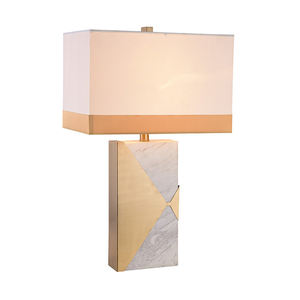 L'approvisionnement du fournisseur <span class=keywords><strong>lampe</strong></span> de table vintage <span class=keywords><strong>lampe</strong></span> de table en métal hôtel de luxe en marbre table lampes pour vente - Product Image 4
