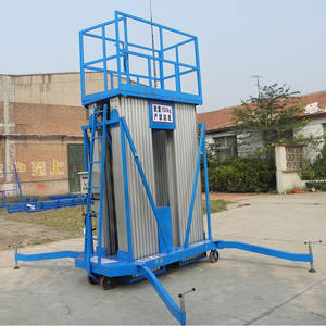 Tek çift üç dört direk alüminyum <span class=keywords><strong>Platform</strong></span> Elevadora hafif hava çalışma platformu - Product Image 1