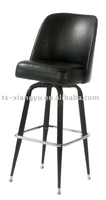 Tabouret de comptoir de bar pivotant à dossier haut de luxe chaise de bar chaise de tabouret de bar réglable
