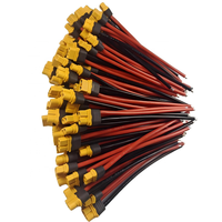 Câble de connexion haute intensité Amass XT60 avec faisceau de câbles en silicone 14AWG/12AWG pour batterie Lipo RC, drone, voiture, bateau, ESC