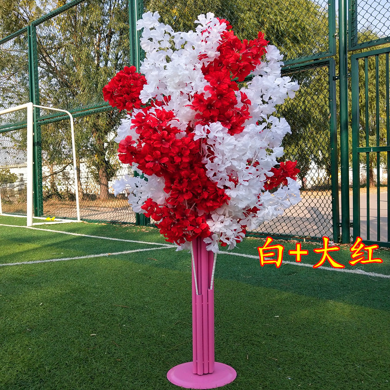 Blanc + rouge vif (cadre rose)