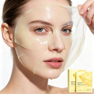 Mascarilla Facial OEM de Ácido Kójico y Colágeno con Cúrcuma, Iluminadora e Hidratante, Marca Privada - Product Image 2