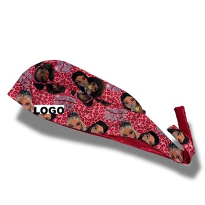 Gorro Quirúrgico Médico Unisex Transpirable con Forro de Satén de Algodón Estampado con Gatitos Rosas, para Uso Hospitalario, con Logotipo Personalizado OEM - Product Image 2