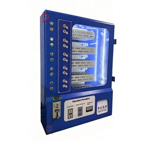 Máquina Expendedora de Pared Metálica Azul de Autoservicio 24 Horas, con SDK, Acepta Tarjetas de Crédito y Monedas, Interfaz en Inglés, 110-240V, para Parques y Cines - Product Image 6