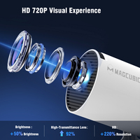 Nouvelle Arrivée Projecteur HY300pro Mini Portable Cinéma Maison Sport LED LCD 4K HD Poche Android 14