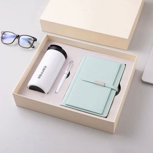 Black Simple Coffee Cup 400ML with High End Business Style Magnetic <b>Diary</b> <b>Notebook</b> Pen for All Occassion Promotional Gift Sets - Product Image 2