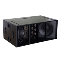 Paklam 18 pouces double basse haut-parleur subwoofer 1600W système de son vidéo et d'éclairage professionnel avec sous-basse puissante