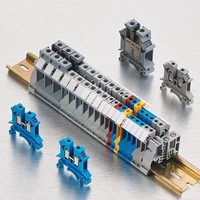 UK2.5B Schroef DIN-rail klemmenblok gecombineerd messing UK-serie plug-in klemmenblok connector voor elektrische schakelkast