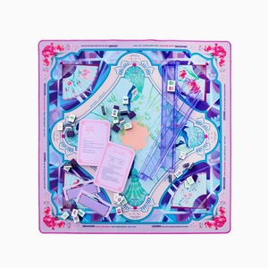 Tappetino Antiscivolo per Mahjong in Ametista, Copertura per Tavolo <span class=keywords><strong>da</strong></span> Gioco con Tonalità Gioiello, Kit per Gioco Competitivo delle Tessere - Product Image 1