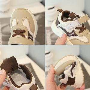 Chaussures de sport printemps-automne pour enfants, baskets style papa pour garçons, chaussures blanches respirantes et écologiques pour filles, semelle souple et chaude, légères et décontractées pour bébés - Product Image 3