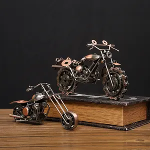 Metalen Handwerk Vintage Andere Diecast Motorfietsen Model Ambachtelijke Decoratie Accessoires