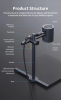Caméra d'analyse thermique infrarouge 3D QIANLI Super Cam X 256/X384 pour les équipements de test de cartes mères de circuits imprimés