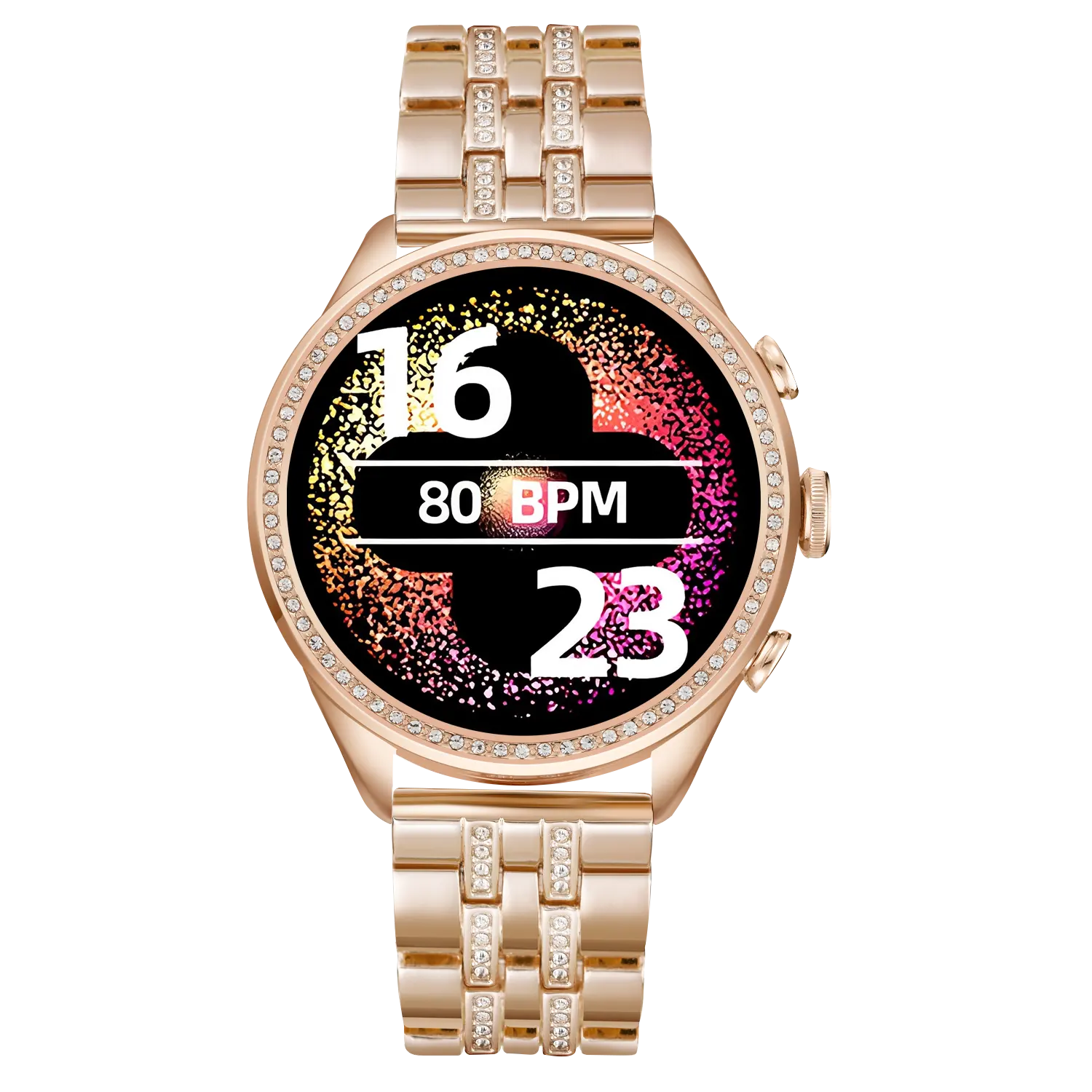Relógio esportivo de luxo feminino dourado barato de alta qualidade à prova d'água