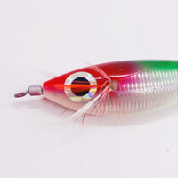 Laser Horizontal Crevettes Calmar Crochet 7.5cm/10g Leurre Appât Bois Crevettes Simulation Glow-in-the-dark Appât Engins De Pêche En Gros