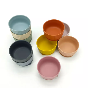 Bols d'alimentation pour bébé en silicone à ventouse, bol d'alimentation pour bébé en silicone - Product Image 1