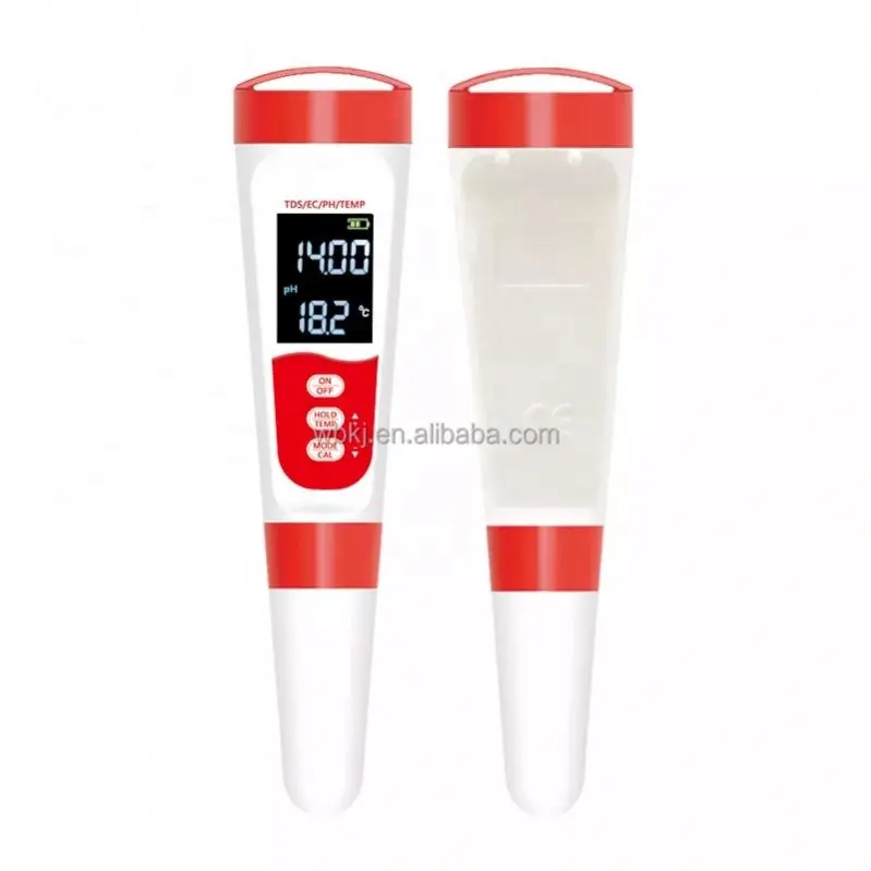 2 in 1 PH/Temperature Meter with LCD Digital Water Quality Test Pen for Aquarium Spa Fish Tank