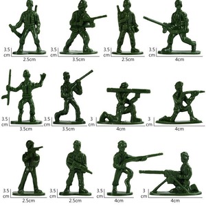 Jouet sensoriel créatif Jincan pour l'éducation précoce, soldat méchant en plastique, jouets pour garçons et filles - Product Image 1