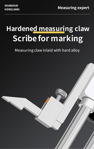 Hengliang manivela manual de acero inoxidable, medidor de altura, regla de doble columna, regla de altura <span class=keywords><strong>Vernier</strong></span> de acero inoxidable <span class=keywords><strong>con</strong></span> <span class=keywords><strong>reloj</strong></span> - Product Image 4