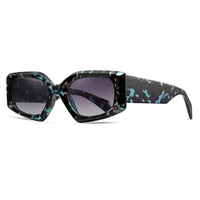 Lunettes de soleil unisexes TR90 avec verres polarisés TAC UV400, monture argentée, lunettes de mode