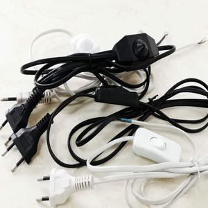 Bán Chạy Châu Âu Mỹ 2 Pin Cắm Đèn Muối Mở Rộng Dây Điện Với Công Tắc Bật/Tắt 303 - Product Image 5