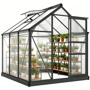 Invernadero tipo walk-in para jardín, con funciones más completas que abarcan plantación, cultivo y ocio - Product Image 1