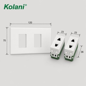 เต้ารับไฟฟ้าแบบซ่อน 2 รู ขนาด 120 มม. ประหยัดพื้นที่ มาตรฐานไทย 16A 250V สีขาว แผง PC พร้อมฝาครอบนิรภัยสำหรับเด็ก - Product Image 2