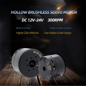12v 24v 300rpm 12w 0.5A 0.15 0.2 0.6nm actionneur rotatif creux CNC axe table rotative servomoteur <span class=keywords><strong>avec</strong></span> <span class=keywords><strong>contrôleur</strong></span> d'entraînement - Product Image 2