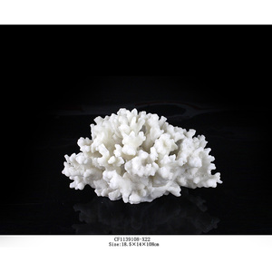 인공 수지 산호 장식품 흰색 산호 테이블탑 장식 - Product Image 5