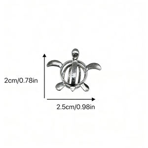 Muses Jewels kalung Fashion gaya Laut kotak hadiah tiram kalengan kura-kura dan lumba-lumba ikan liontin Berharap mutiara Hari Ibu - Product Image 3