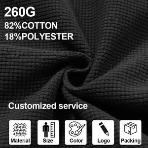 Pantalones cortos deportivos holgados con logotipo personalizado para hombre, mezcla de algodón y poliéster para atletismo y ropa de calle - Product Image 6