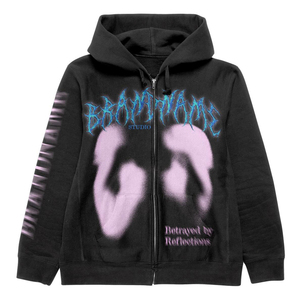 Sublimation Print Regular Fit Autumn Wear Men's Full Zip <b>Hoodie</b> Hot Selling <b>Black</b> Color Winter Outdoor Wear <b>Zipper</b> Hoodies - Product Image 3