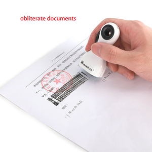 TENWIN Rouleau d'identification et ouvre-boîte, tampon effaceur secret avec 10 ml de bouteille d'encre noire - Product Image 4