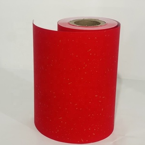 Tùy chỉnh lót màu đỏ Jumbo CuộN tráng glassine Silicone phát hành giấy hai mặt bột giấy tổng hợp sử dụng công nghiệp-cho in hóa chất - Product Image 4
