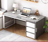 Bureau double exécutif, bureaux de travail modernes et simples, mobilier de bureau, poste de travail central, bureau pour personnel, extensible et modulaire