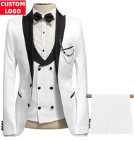 Costume 3 Pièces Sur Mesure pour Homme – Blazer Grande Taille Décontracté et Habillé pour Mariage et Cérémonie