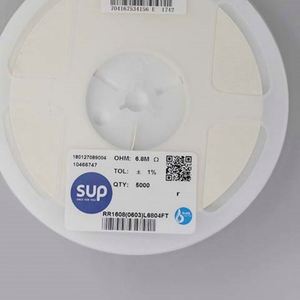Bulk Discount RR1608 0603L6804FT 0603 1608 Resistors Chip Resistors SMD Resistors 6.8Mohm 1% 1/10W Thick Film Resistor - Product Image 1