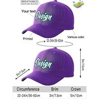 Gorra de Béisbol Personalizada con Bordado, Unisex para Adultos, Gorra de Sarga de Poliéster y Algodón