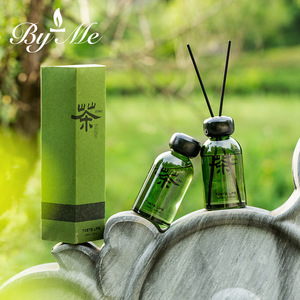 200ML 绿色玻璃瓶精油无焰香薰清新厕所除臭剂中国制造高端 - Product Image 2