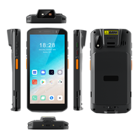 PDA Industri Tangguh 5,45 inci Android 14 MTK6765 Pemindai Barcode 2D Terminal Genggam Manajemen Inventaris untuk Gudang Eropa