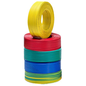 Fil électrique ignifuge résistant au feu industriel à conducteur unique en cuivre massif <span class=keywords><strong>gaine</strong></span> en PVC 1*1,5 mm pour l'éclairage - Product Image 4