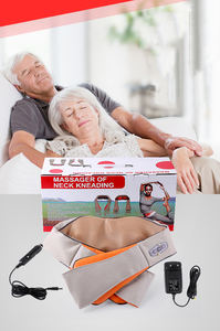 Masseur vibrant 4 touches pour le cou, les épaules, la taille et le corps entier, idéal pour la maison et les véhicules, en forme de châle ou de chaise – Vente en gros - Product Image 5