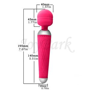 JoyPark <span class=keywords><strong>Multi</strong></span> Speed Wiederauf ladbare Handheld 10 Frequenz Hals Taille Körper Persönliche Massage Zauberstab Massage gerät Vibratoren für Frauen - Product Image 6
