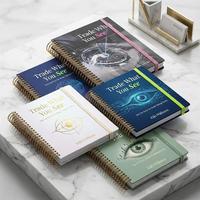 Carnet de planification d'entreprise personnalisé en spirale : planificateur hebdomadaire et mensuel, organisateur de budget et de factures, impression sur mesure