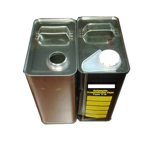 Commercio all'ingrosso di alta qualità 4L <span class=keywords><strong>olio</strong></span> Motore piazza barattolo di latta <span class=keywords><strong>olio</strong></span> auto può con pressione in metallo del motore coperchio e maniglia - Product Image 4